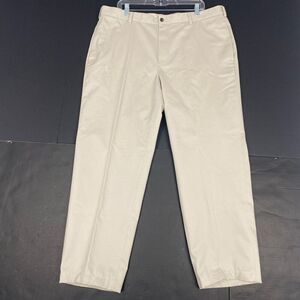 Brooks Brothers Pants Mens Size 40x32 Advantage Chino Klark Fit Beige Tan Cotton